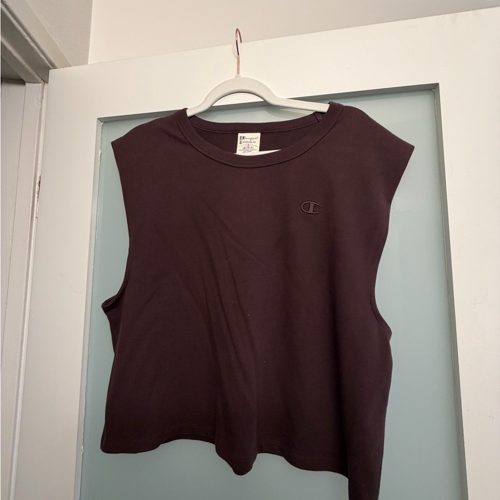 Champion Women's Muscle Tee - Dark Brown